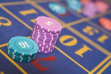 Live blackjack dealer at palem4d studio with HD multi-camera setup